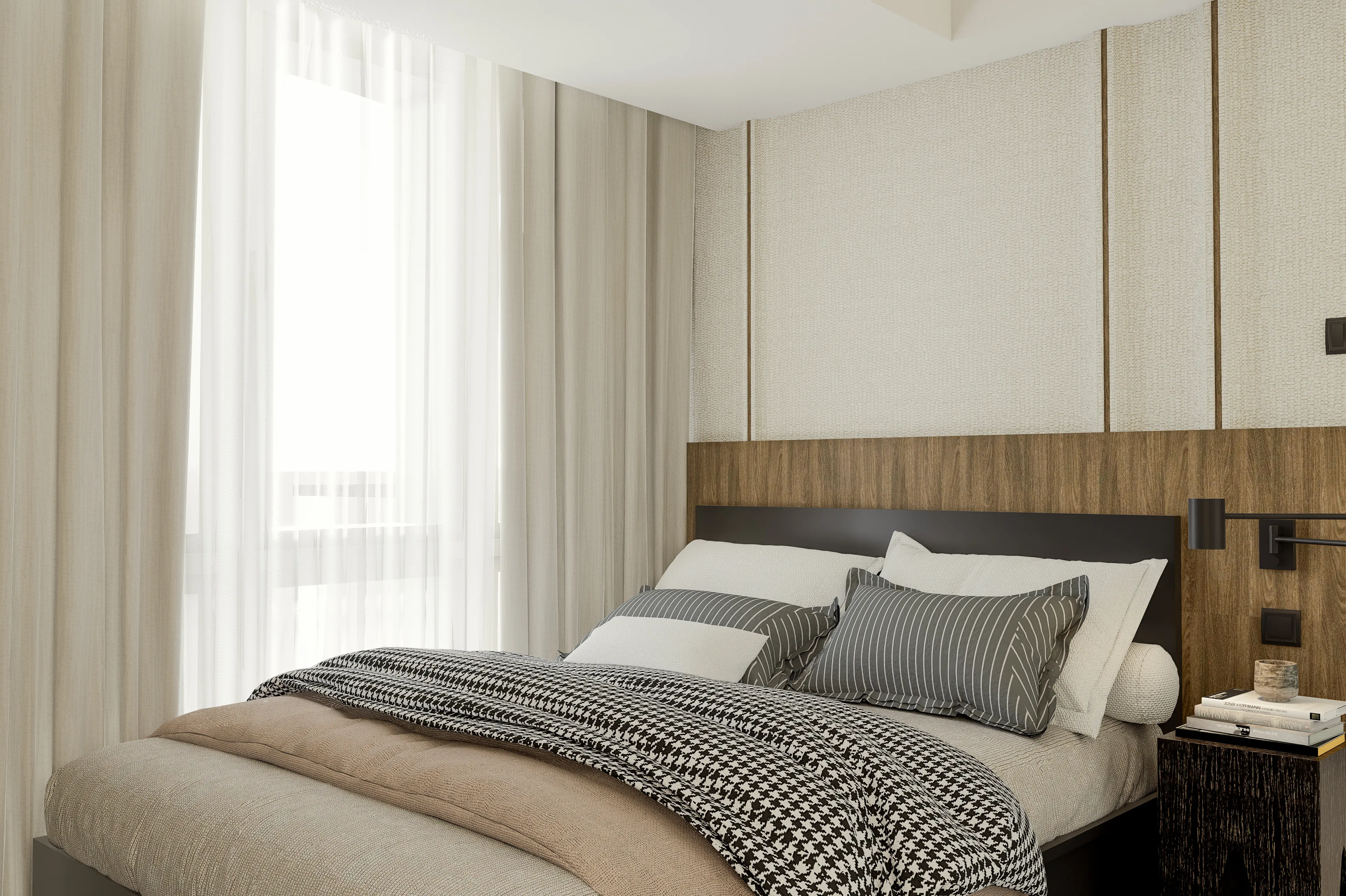 the wave towers 1 bedroom bed