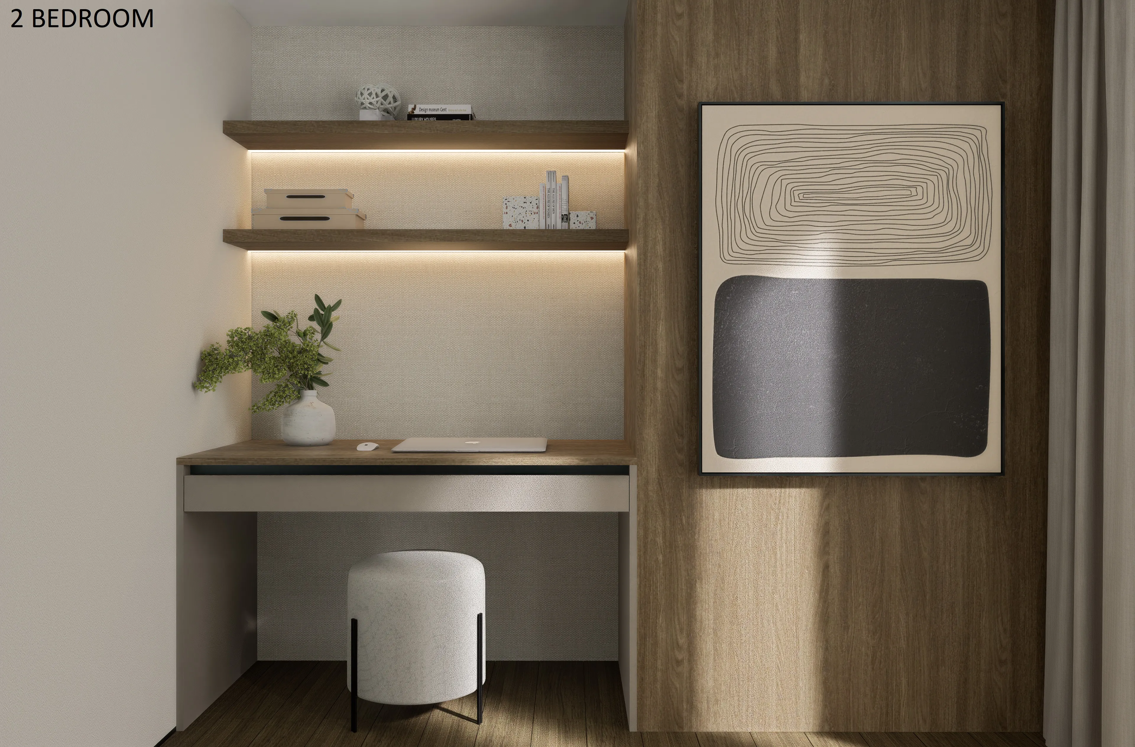 the wave towers 2 bedroom showroom inside masters