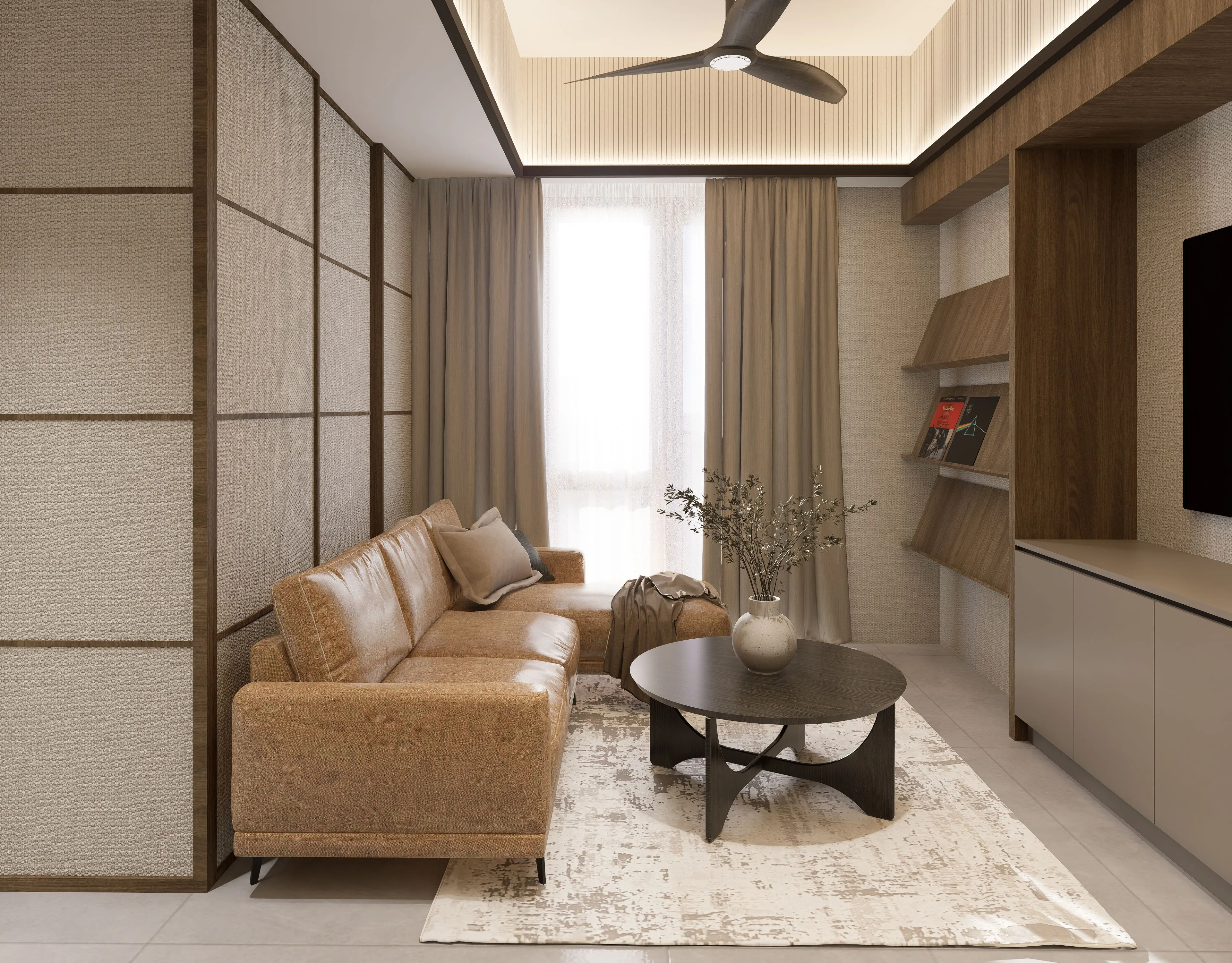 the wave towers 3 bedroom model unit