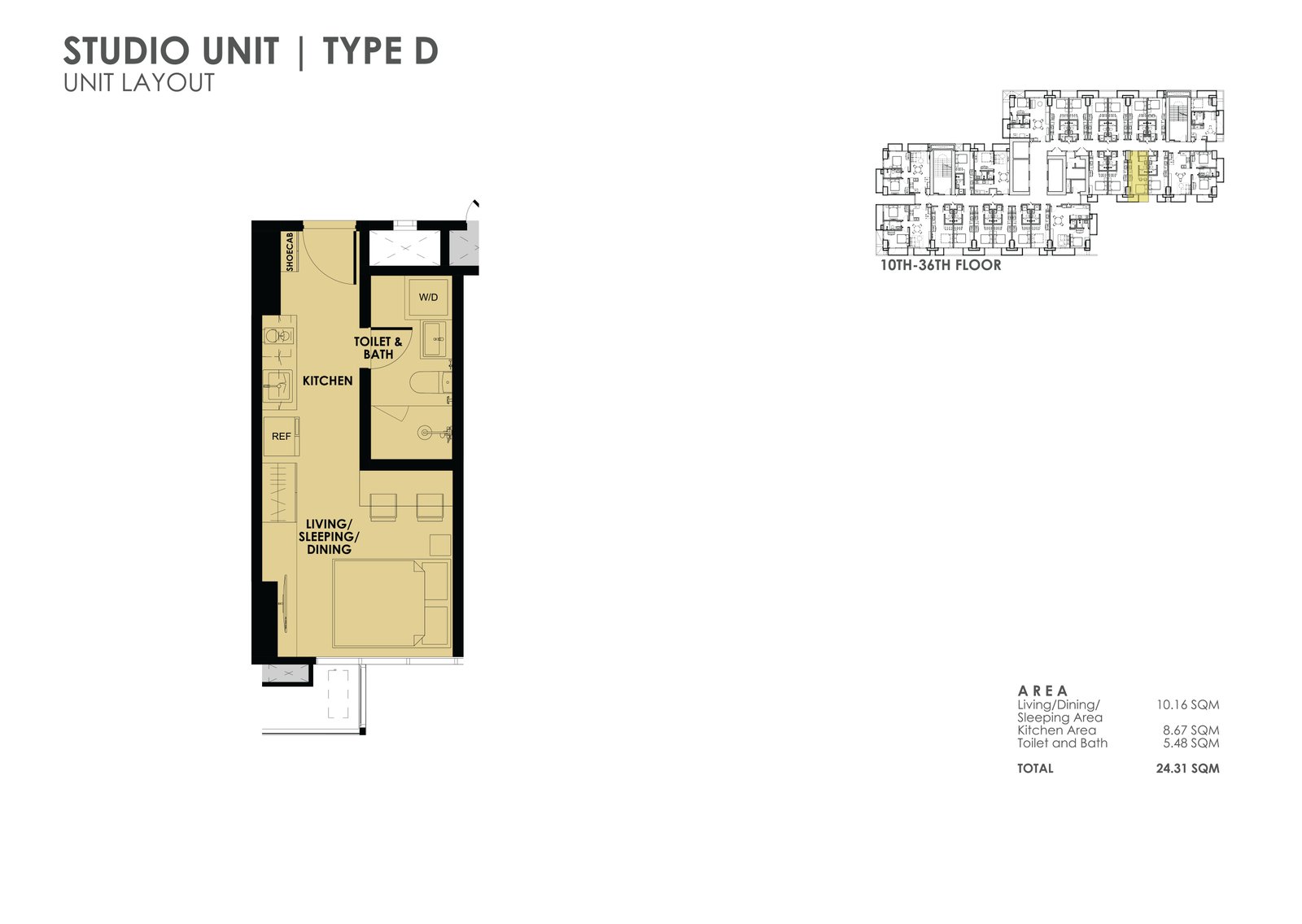 the wave towers floor plan